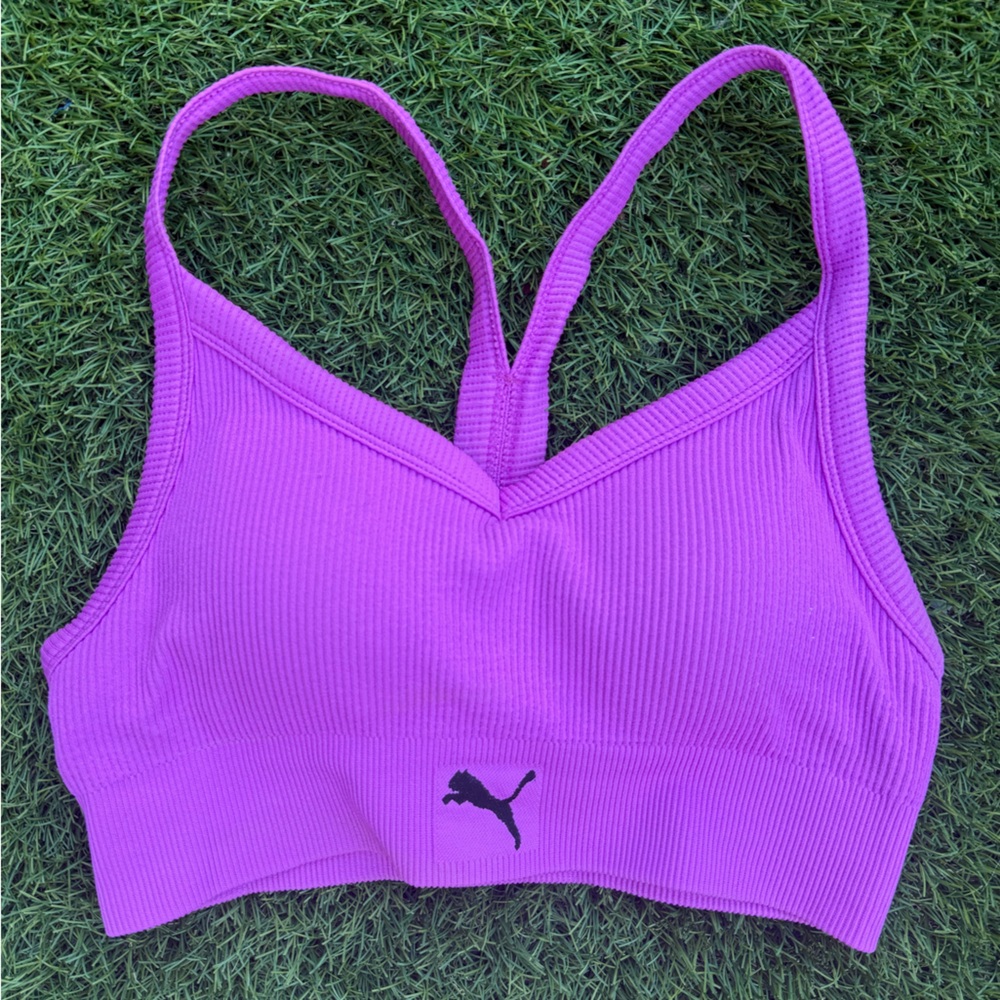 Puma Women's Vibrant Purple Bikini Top